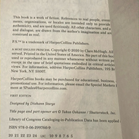 Book : A Most English Princess by Clare McHugh - - Picture 7 of 12